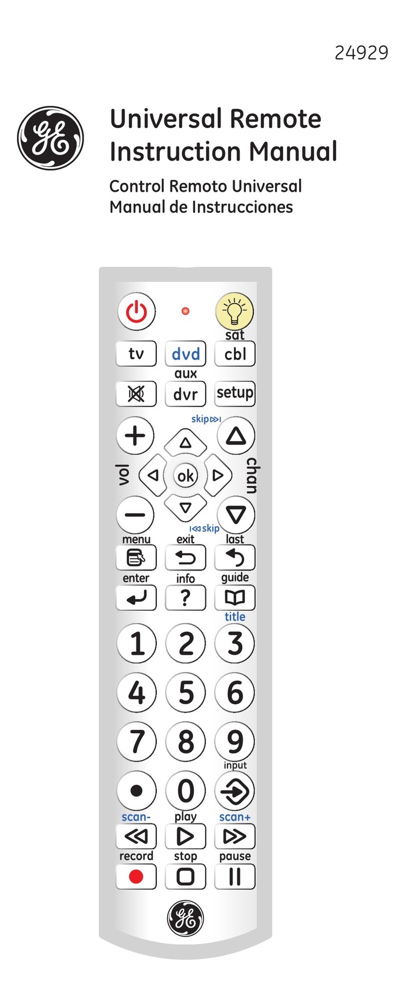 GE 24929 User manual