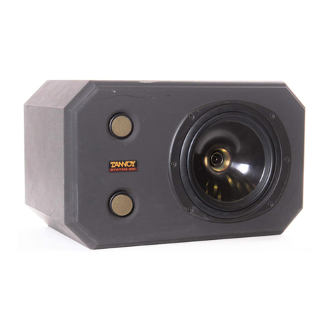 Tannoy System 800 user manual