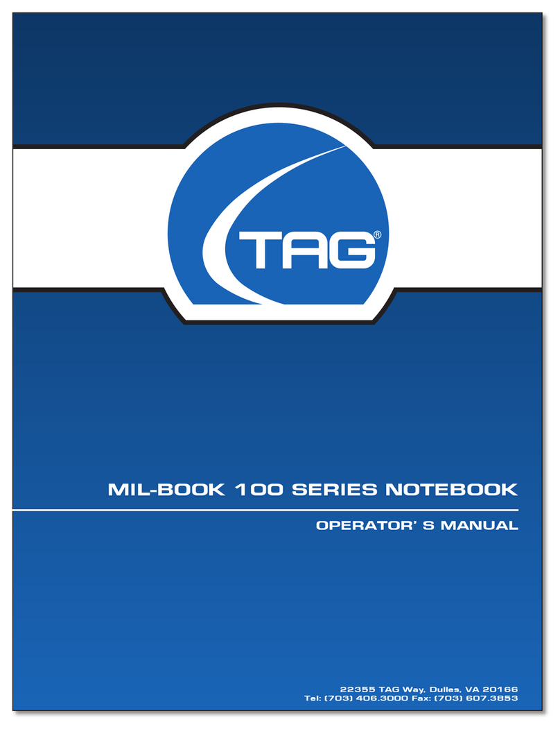 TAG MIL-BOOK 100 Series Operator's manual