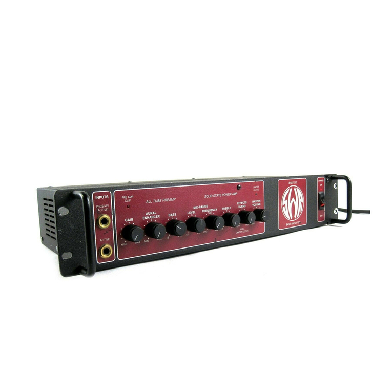 SWR BASS 350 user guide