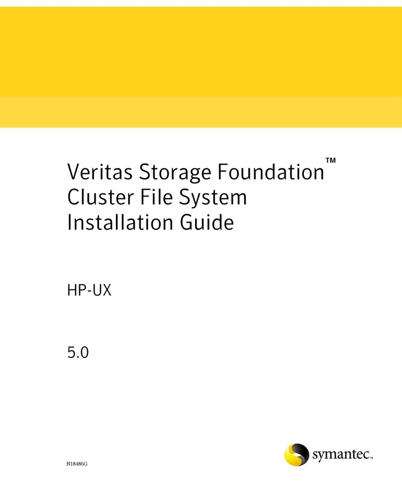 Symantec Veritas Storage Foundation HP-UX User manual