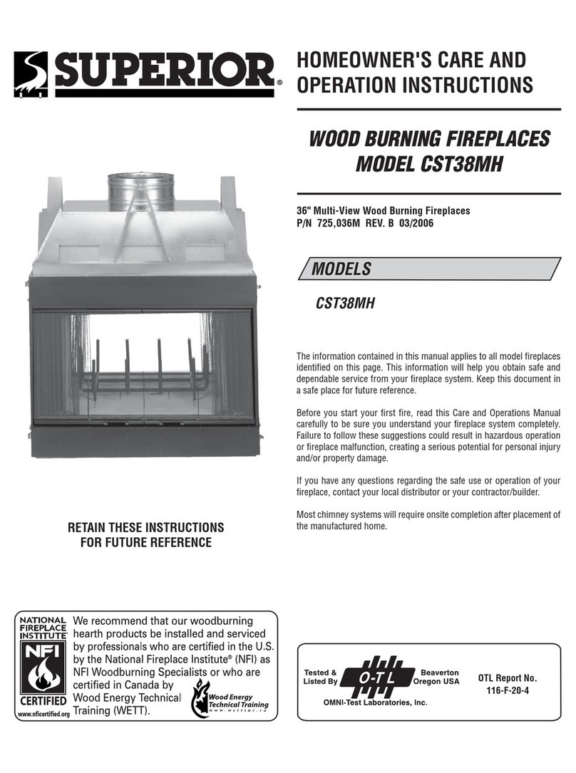Superior CST38MH User manual