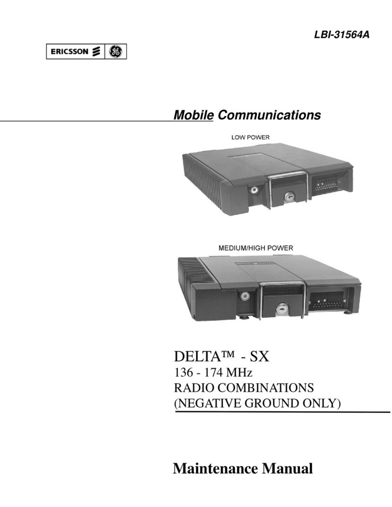 Ericsson GE LBI-31564A Maintenance manual