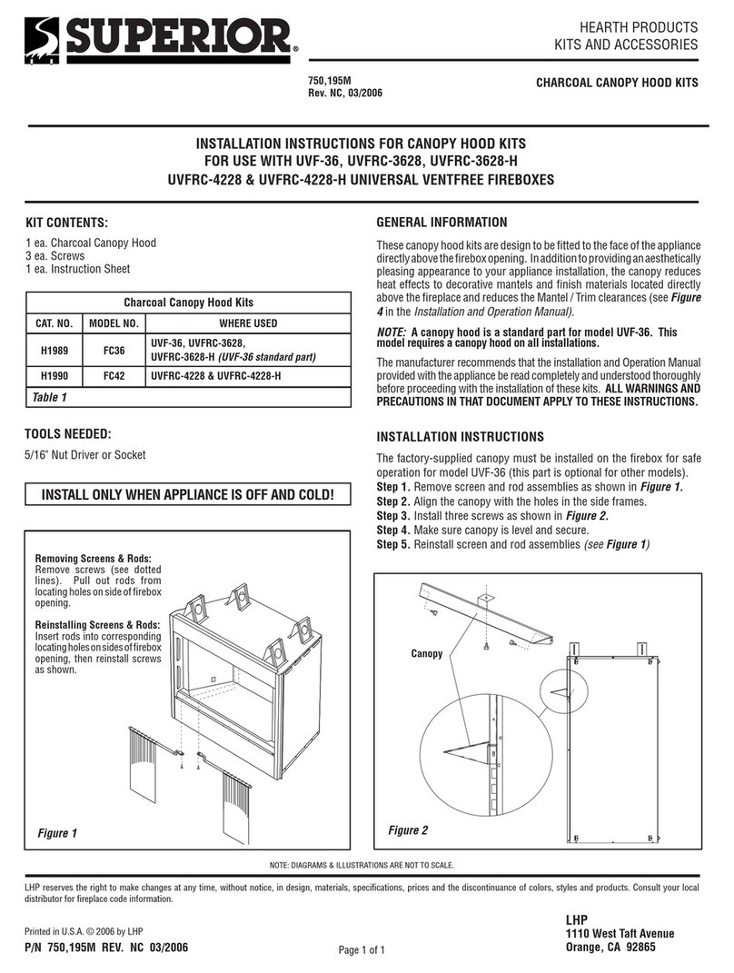 Superior H1989 User manual