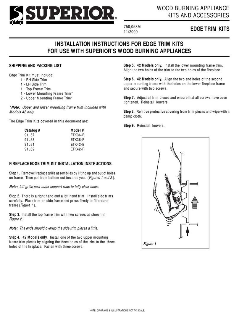 Superior EDGE TRIM KITS User manual