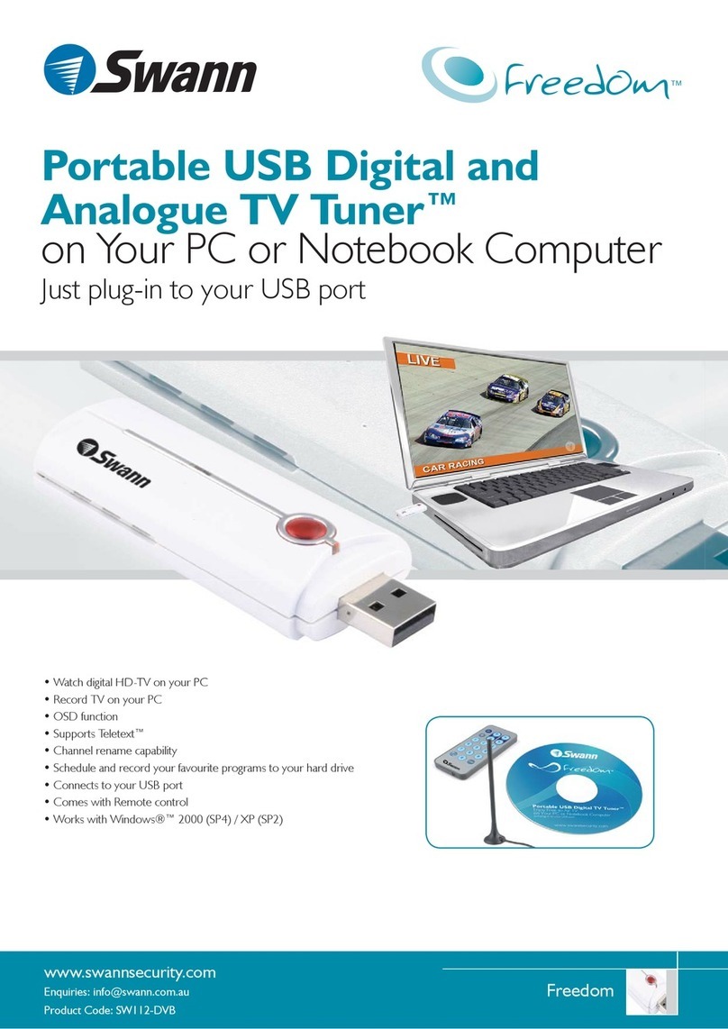 Swann Freedom SW112-DVB User manual