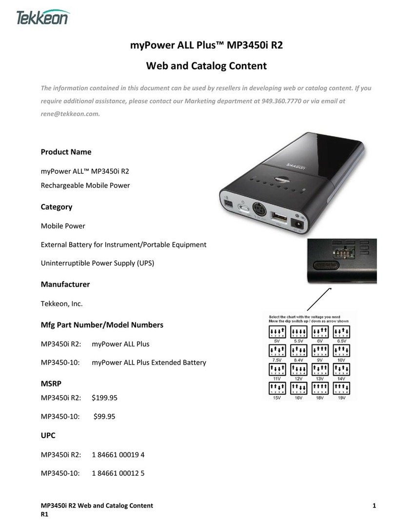 Tekkeon myPower ALL Plus MP3450i R2 Web and catalog content Tekkeon myPower ALL Plus MP3450i R2 Web and catalog content