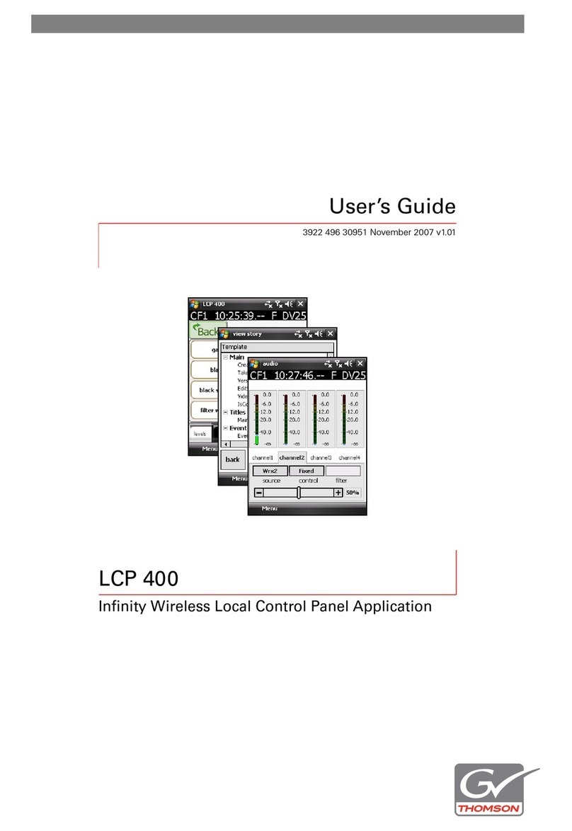 THOMSON LCP 400 user guide