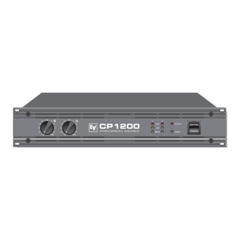 Electro-Voice Precision CP 1200 owner's manual
