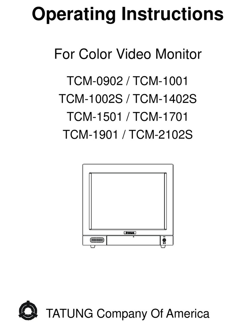 Tatung TCM-0902 User manual Tatung TCM-0902 User manual