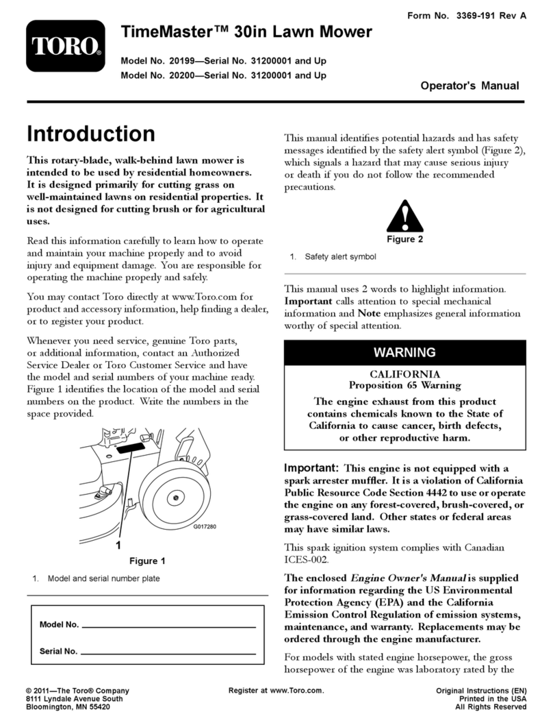 Toro TimeMaster 20199 User manual