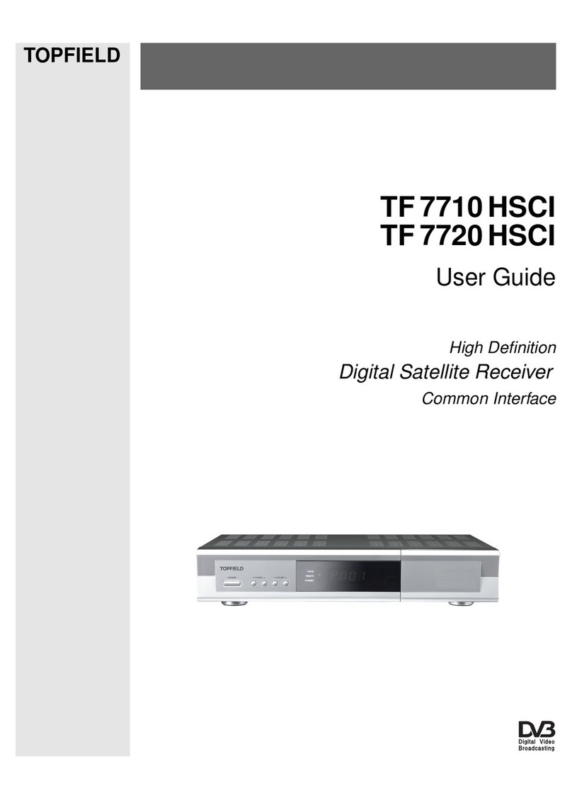 Topfield TF 7710 HSCI User manual