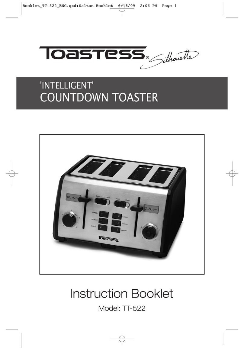 Toastess TT-522 Instruction booklet