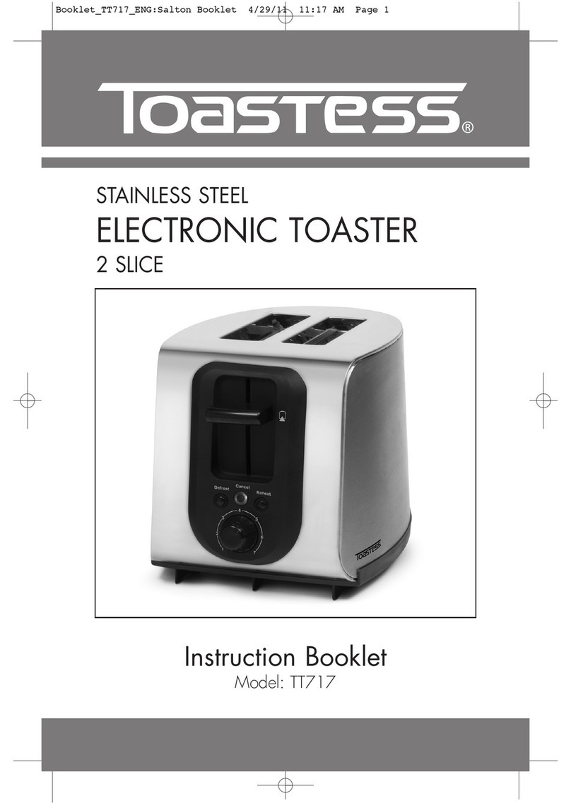Toastess TT717 Instruction booklet