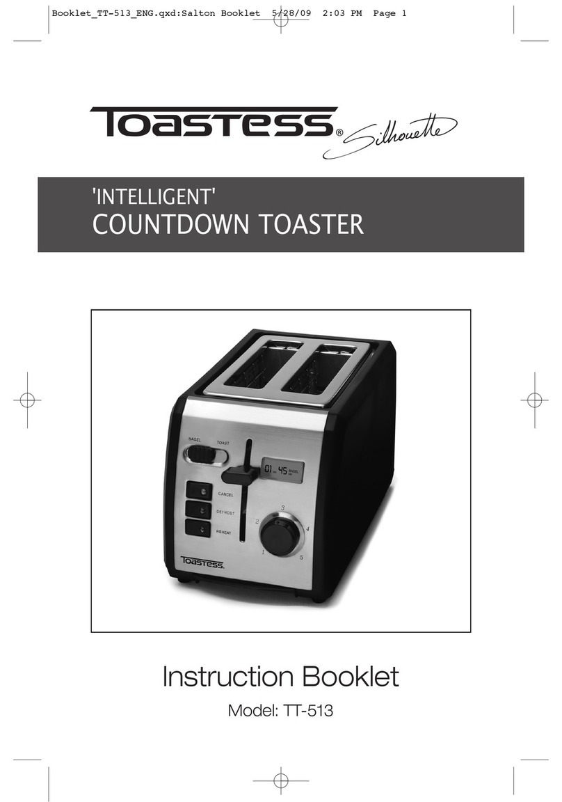 Toastess TT-513 Instruction booklet