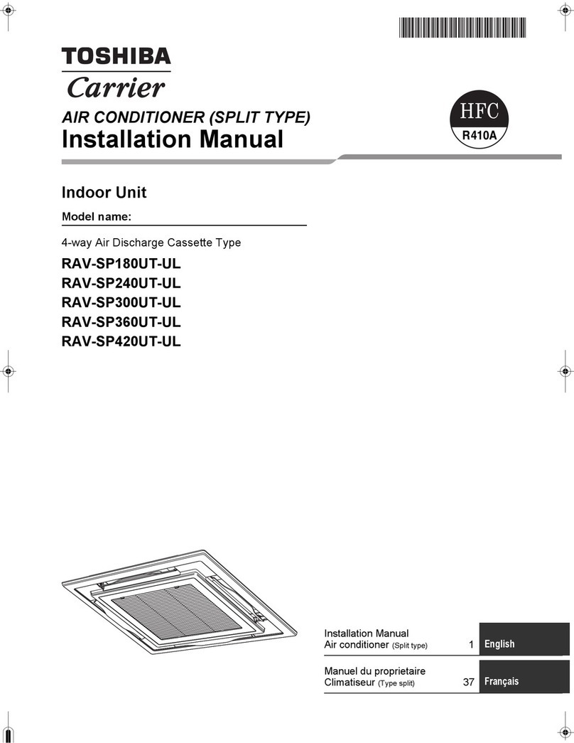 Carrier RAV-SP180UT-UL User manual