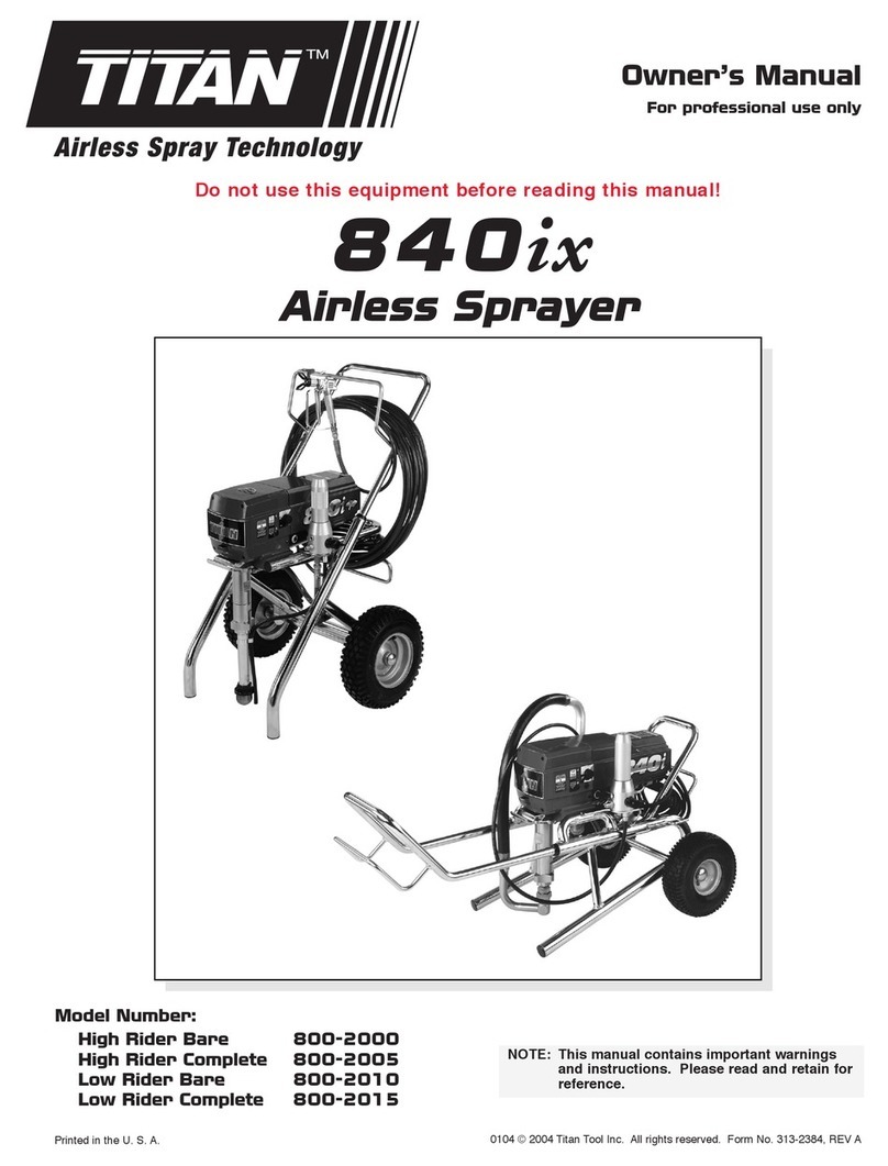 Titan Tool 840ix owner's manual