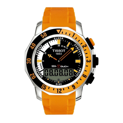Tissot SEA-TOUCH User manual