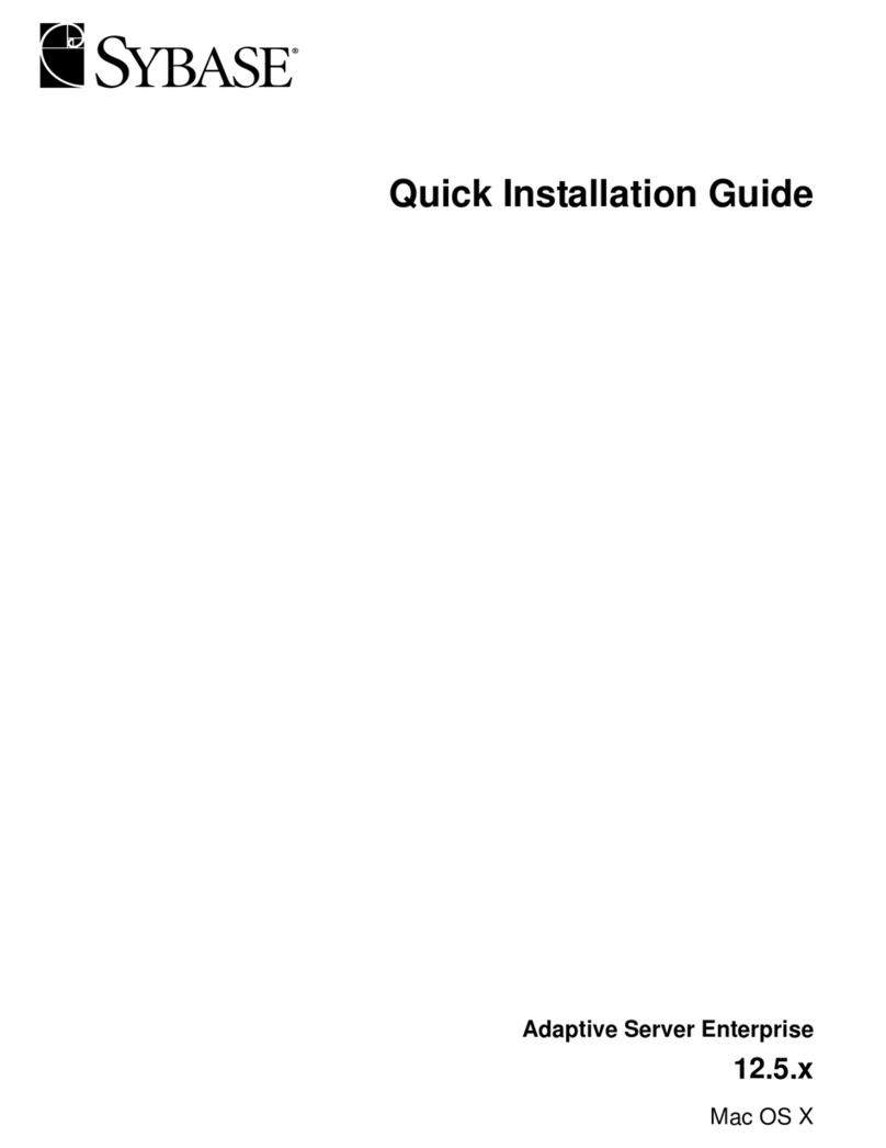 Sybase Adaptive Server Enterprise 12.5.x User manual