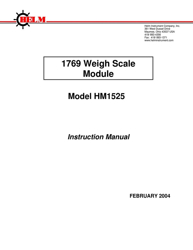 Helm HM1525 instruction manual