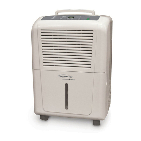 Soleus Air SG-DEH-70-1A User manual