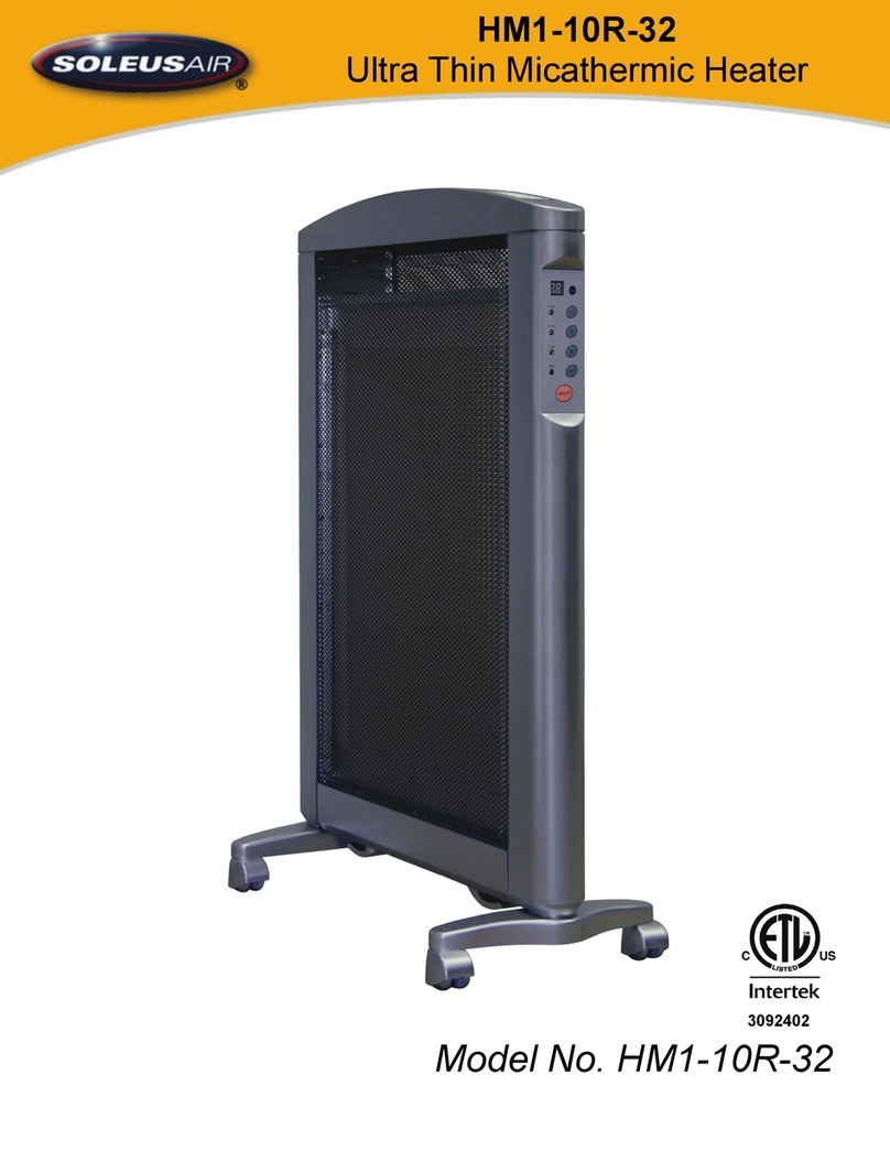 Soleus Air HM1-10R-32 Installation instructions manual