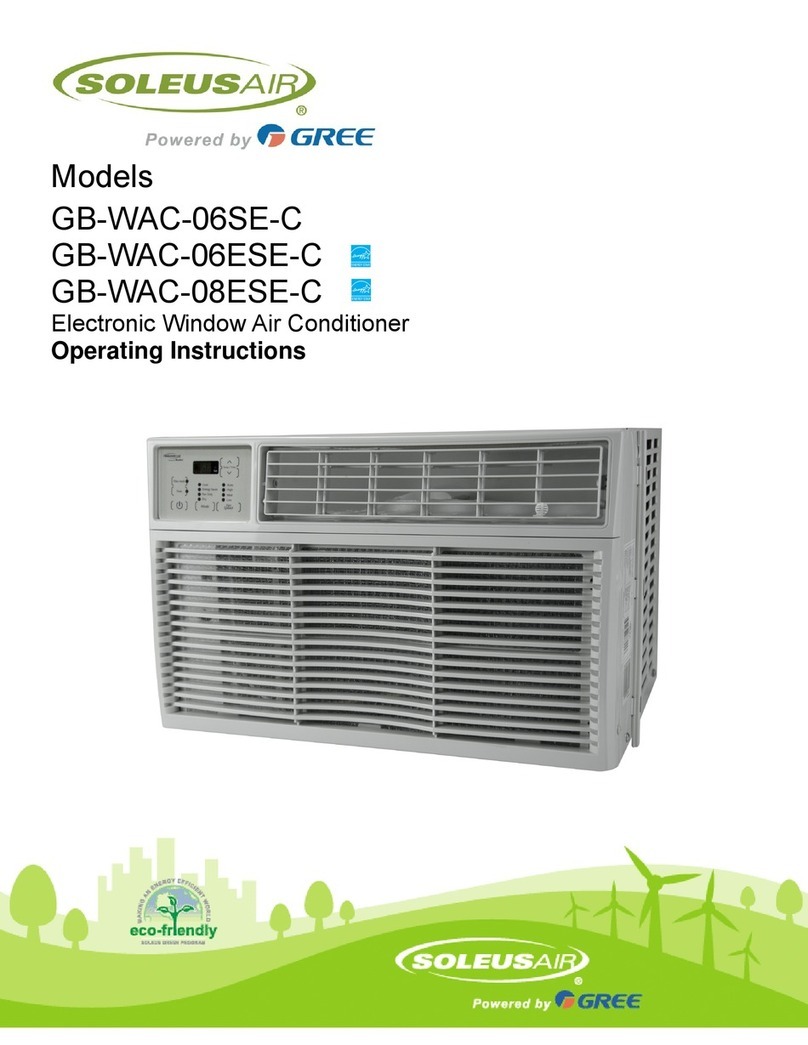 Soleus Air GB-WAC-06SE-C User manual