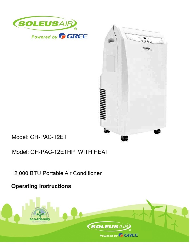 Soleus Air GH-PAC-12E1 User manual