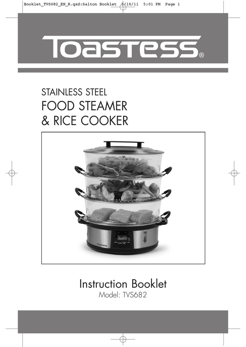 Toastess TVS682 Instruction booklet