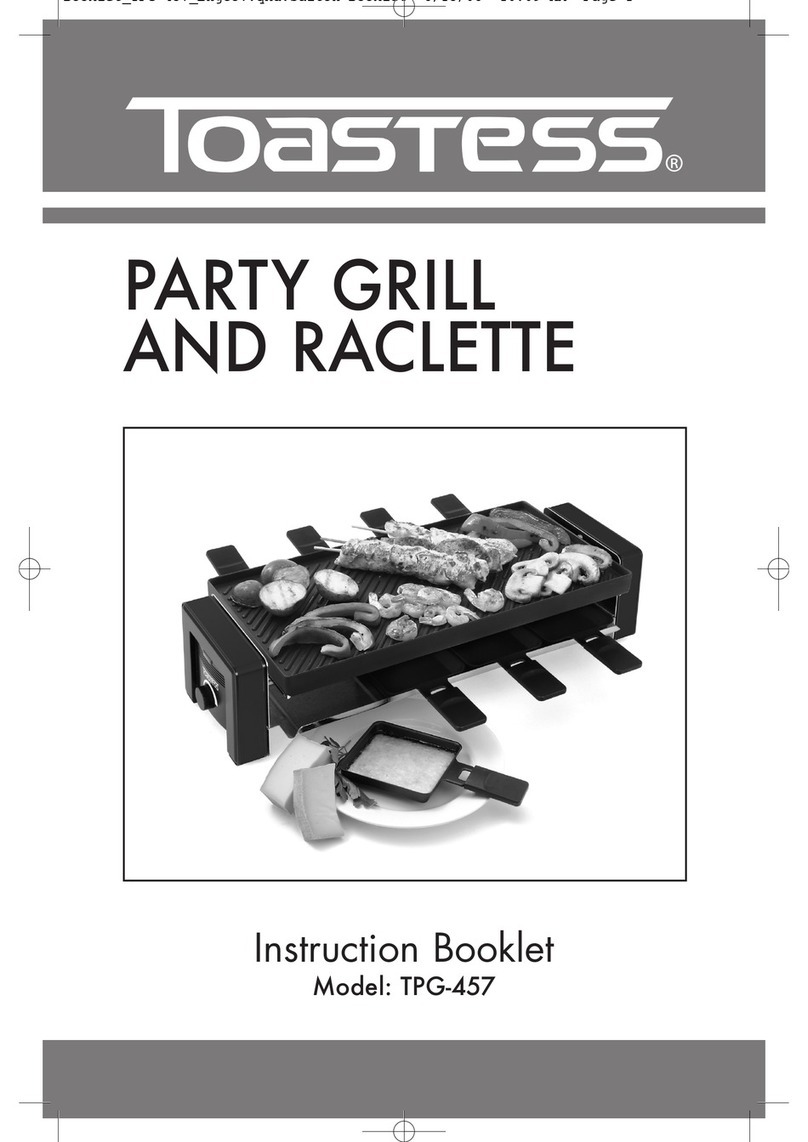 Toastess TPG-457 Instruction booklet
