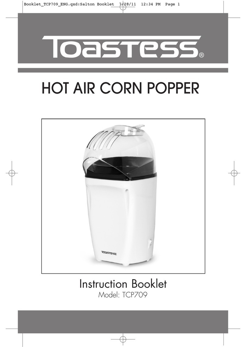 Toastess TCP709 Instruction booklet