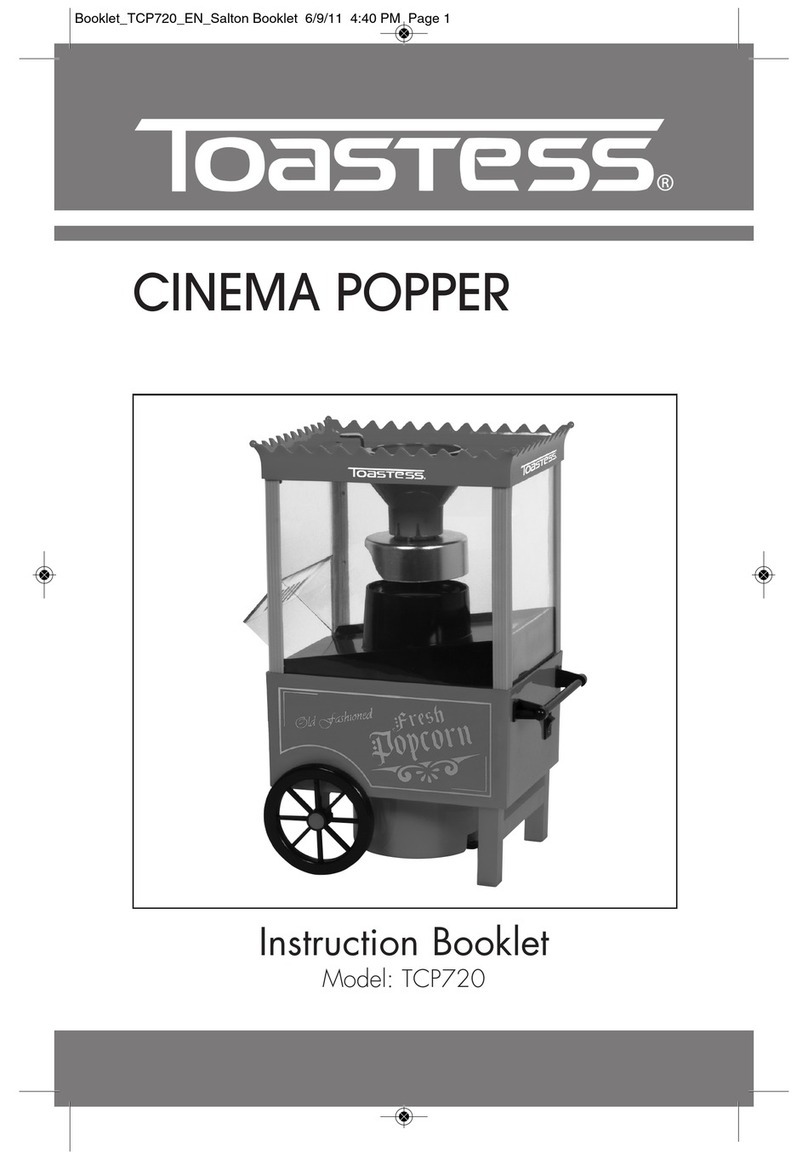 Toastess TCP720 Instruction booklet