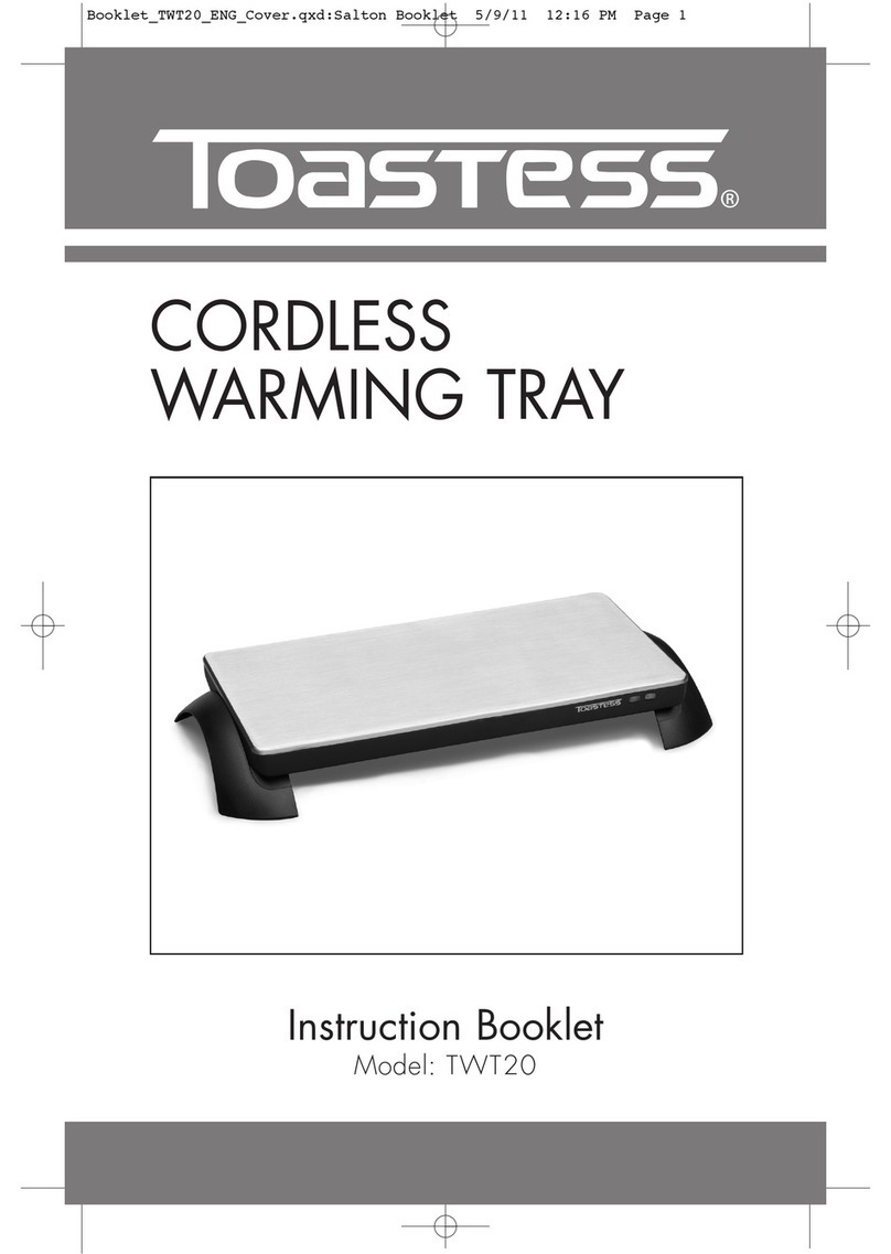 Toastess TWT20 Instruction booklet