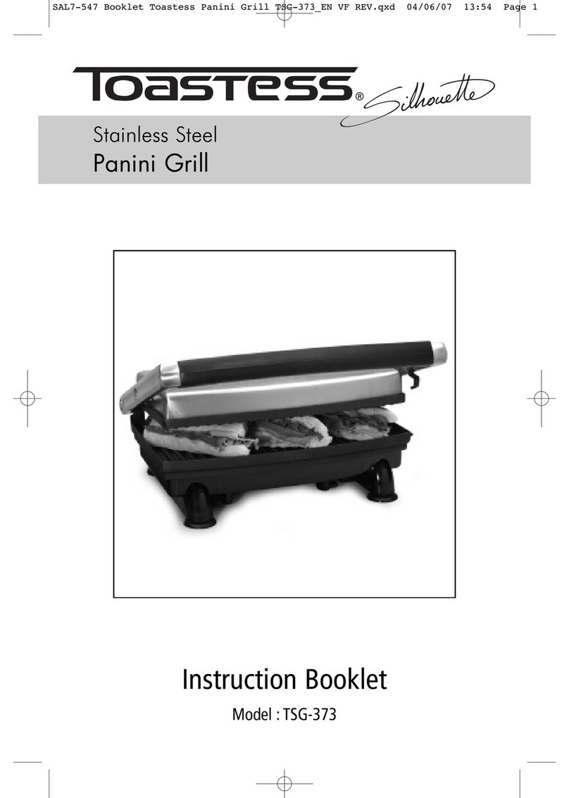 Toastess TSG-373 Instruction booklet