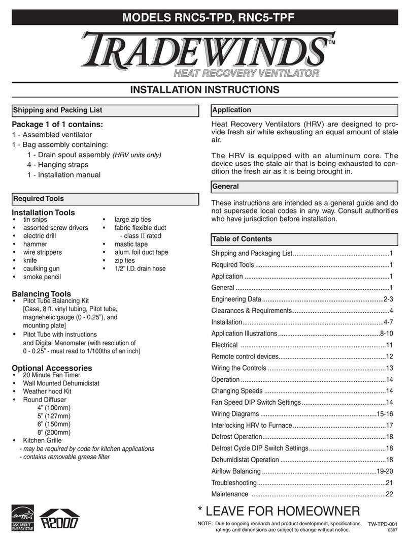 Tradewinds RNC5-TPD installation instructions
