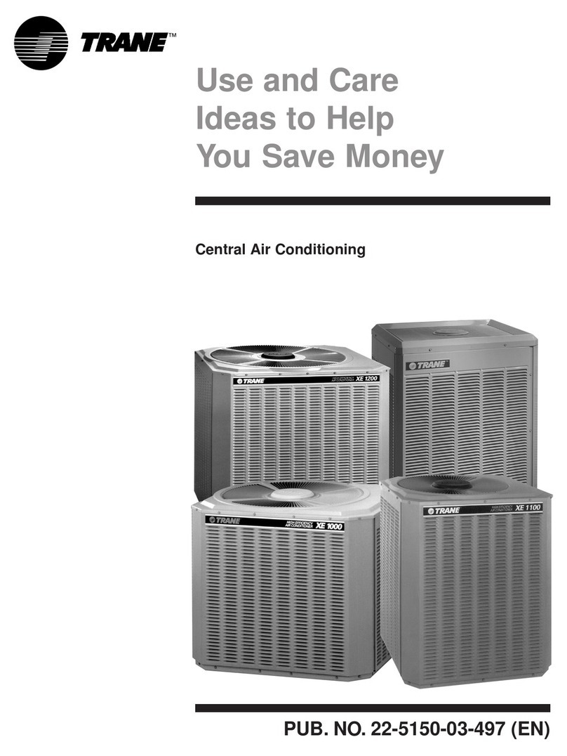 Trane TTP Installation instructions