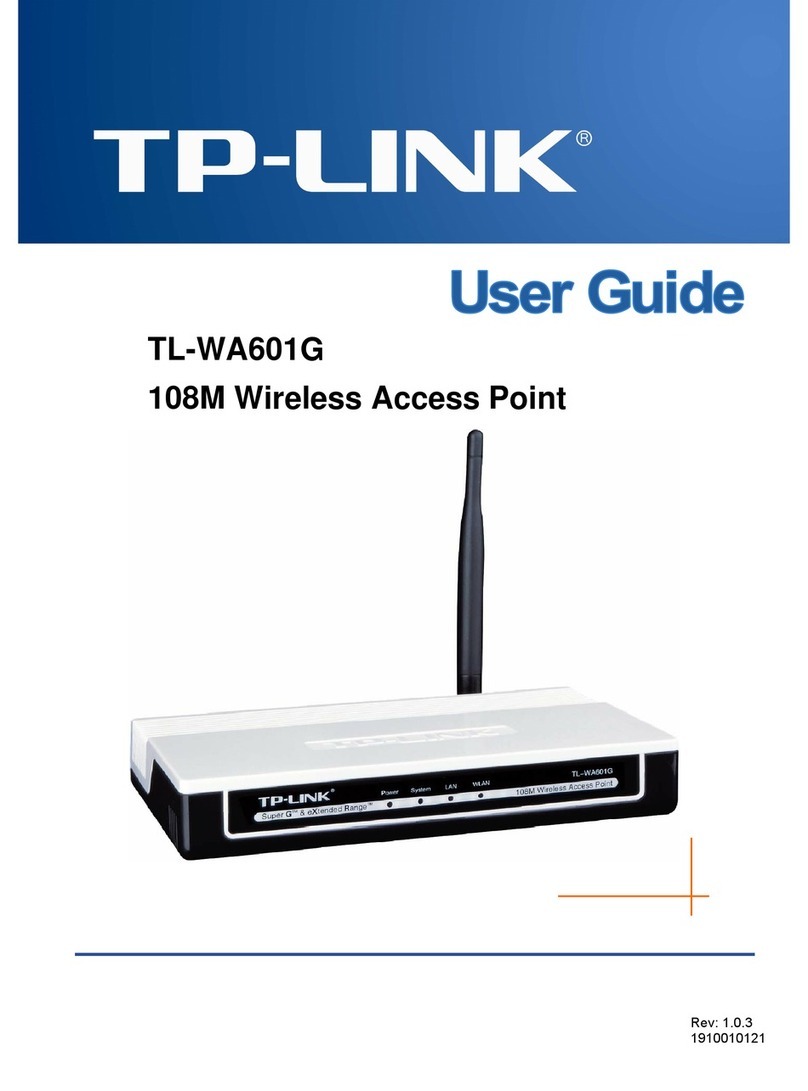 TP-Link TL-WA601G user guide