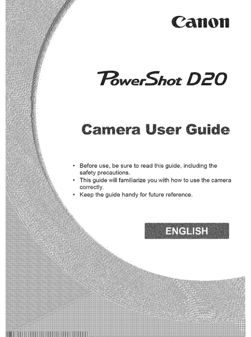 Canon PowerShot D20 User manual