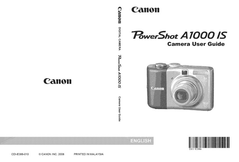 Canon PowerShot A1000 IS User manual
