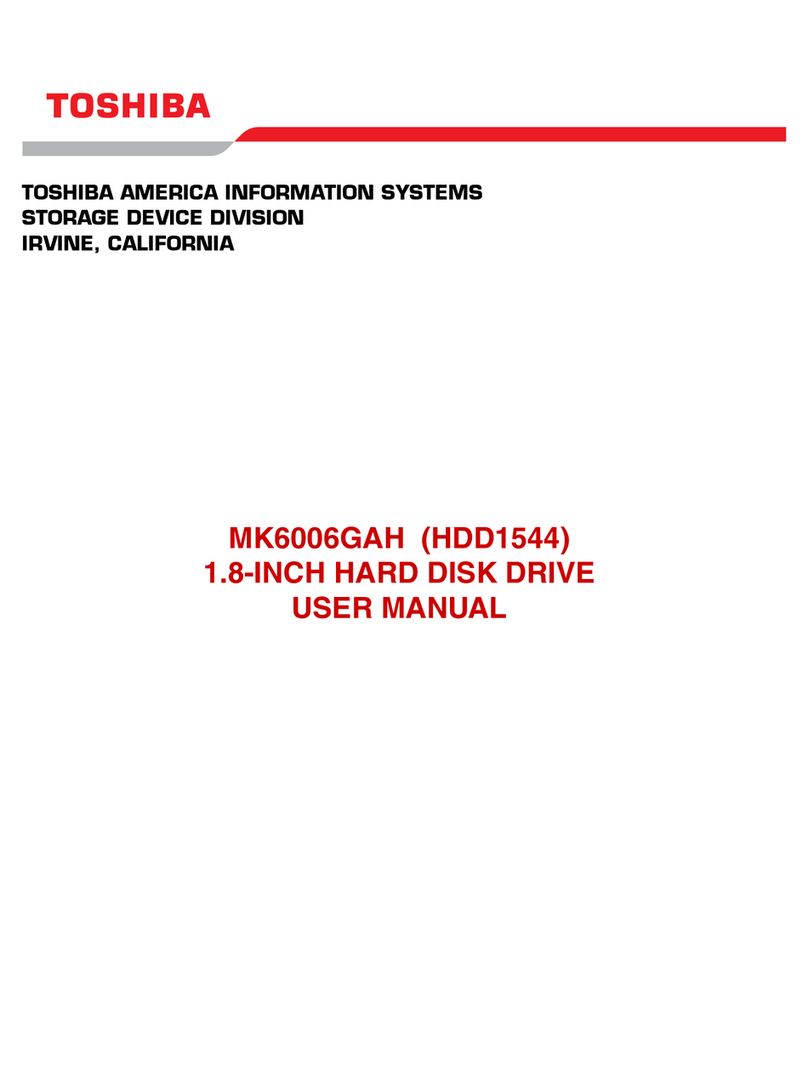 Toshiba HDD1544 User manual Toshiba HDD1544 User manual