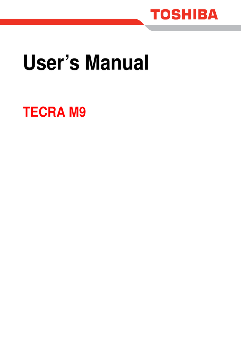 Toshiba Tecra M9 User manual