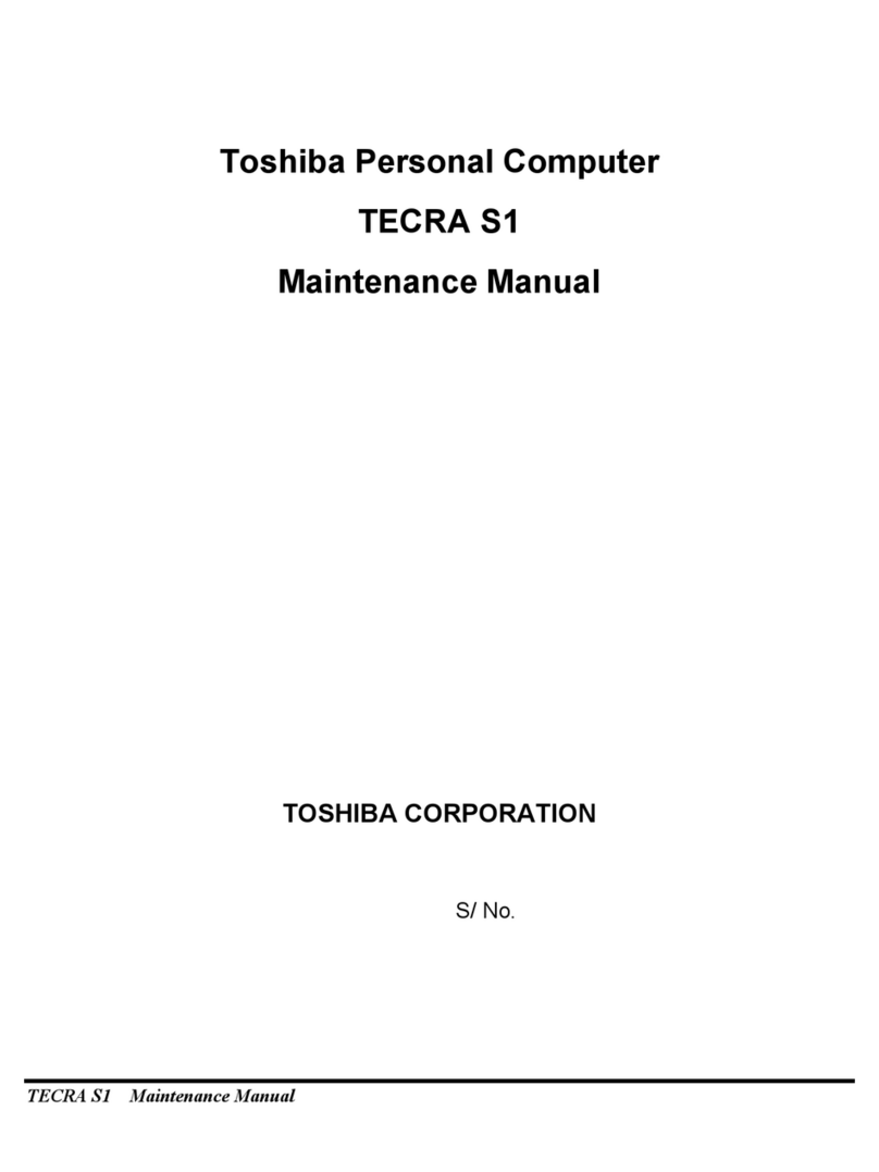 Toshiba TECRA S1 Series User manual