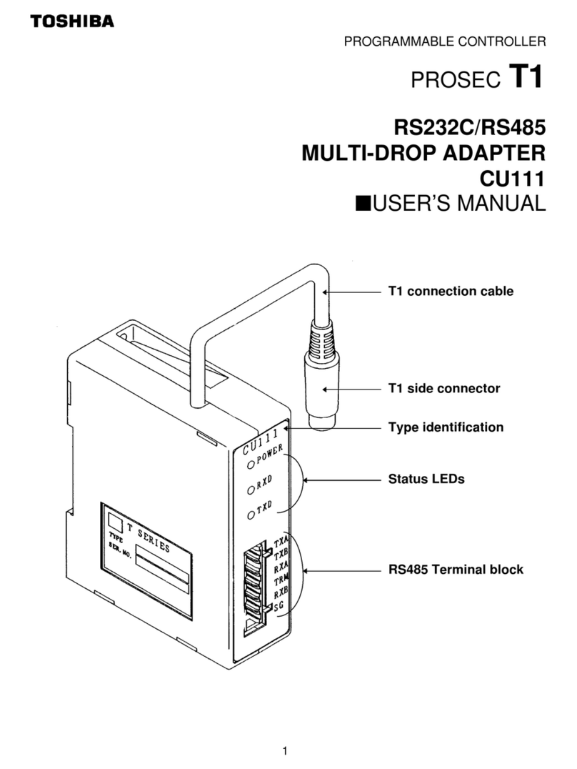 Toshiba RS-485 user manual Toshiba RS-485 user manual