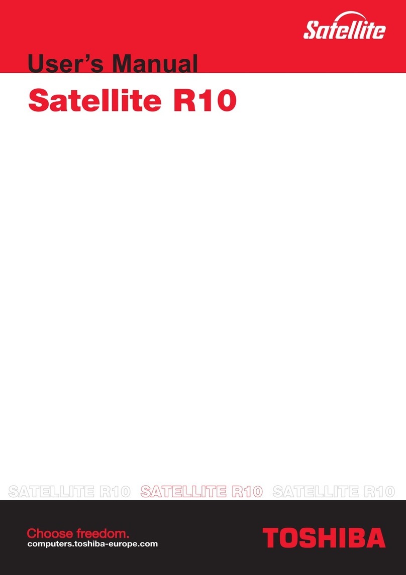 Toshiba Satellite R10 User manual