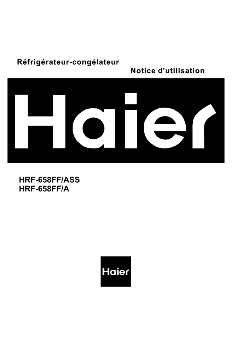 Haier HRF-658FF User manual