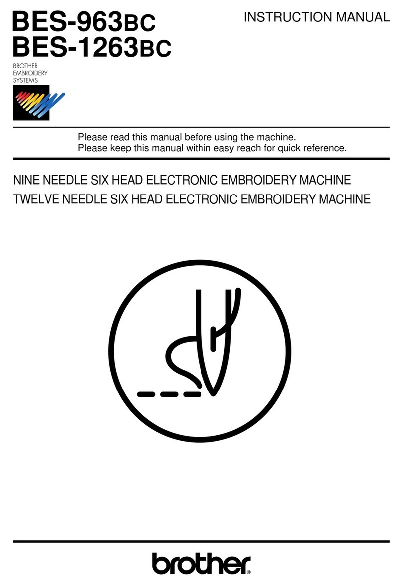 Brother BES-963 User manual Brother BES-963 User manual