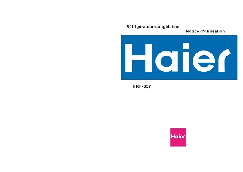 Haier HRF-657BK User manual Haier HRF-657BK User manual