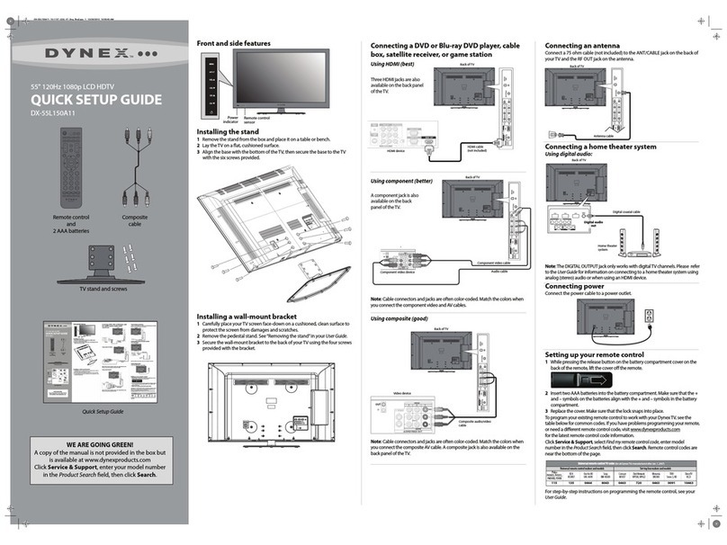 Dynex DX-55L150A11 User manual