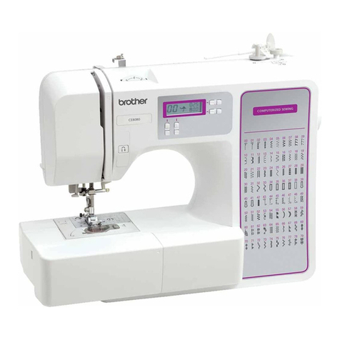 Brother CE-8080PRW Setup guide