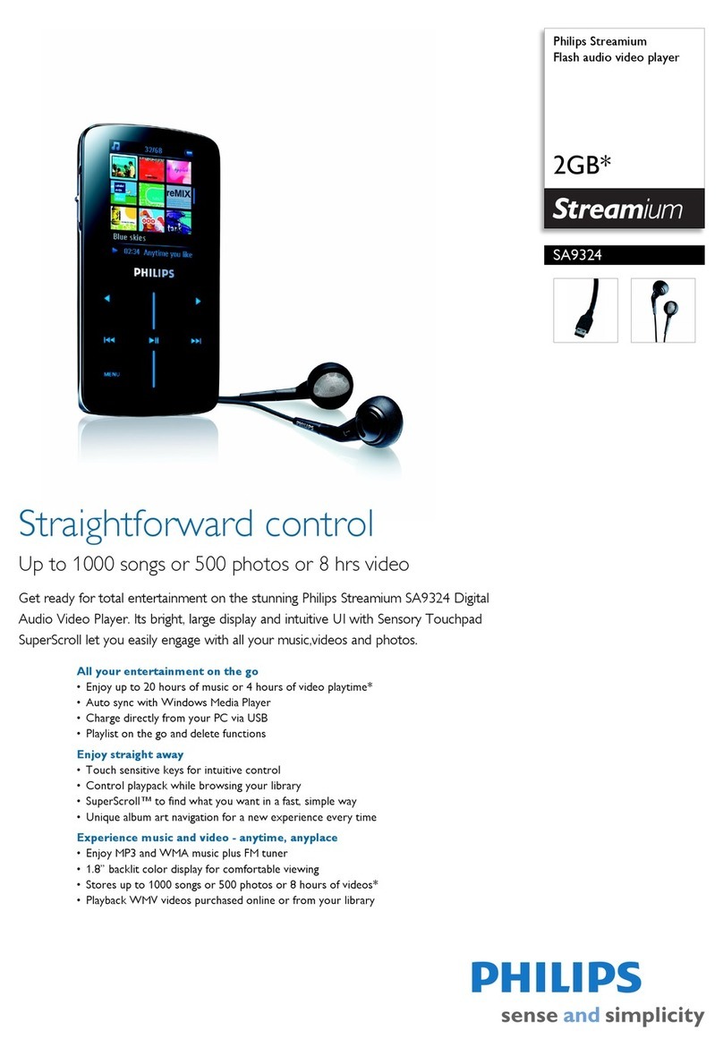 Philips Streamium SA9324 User manual